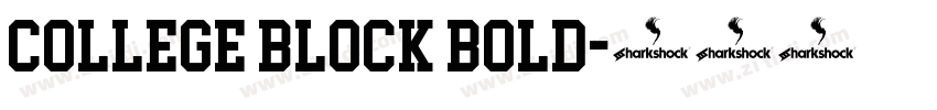 College Block Bold字体转换 College Block Bold字体转换